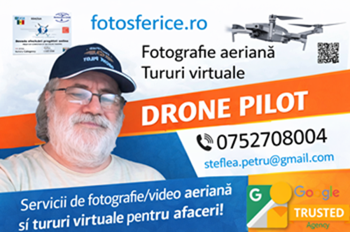 Certificat de pilot de drone Petru Șteflea 1
