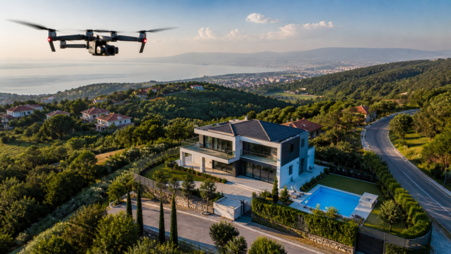 Cum ajută fotografiile aeriene cu drona la promovarea unei proprietăți